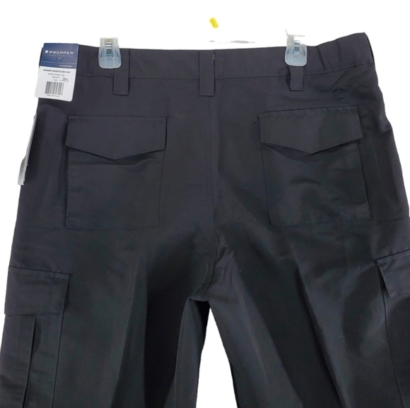 Propper Edgetec EMS Tactical Cargo Pant 16L 38x30 Black Straight Relaxed NWT New - Picture 9 of 16